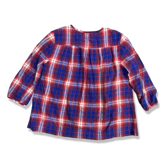 ⭐️CREWCUTS Plaid Sequin Embellished Tunic Top Girls 12 - Picture 2 of 4